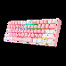 Teclado Gamer Redragon K616-RGB PW Fizz Pro - Rosa/Branco