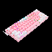 Teclado Gamer Redragon K616-RGB PW Fizz Pro - Rosa/Branco