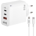 Carregador Hye HYEC79L USB/2 USB-C de 65 Watts + Cabo Lightning