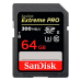 Cartao de Memoria SD Sandisk Extreme 64GB / 260MBS / C10 / U3 / 4K - (SDSDXDK-064G-GN4IN)