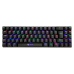 Teclado Mecanico Gamer Krab KBMGK50 / USB / RGB Portatil - Preto e Vermelho