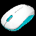 Mouse Aigo M35 Wireless - Branco e Verde