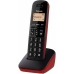 Telefone Sem Fio Panasonic KX-TGB310LAR - 1 Base - 110V - Vermelho