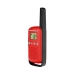 Walkie Talkie Talk Motorola T-110 16MIL-25KM - Preto e Vermelho (Pilha AAA(3)