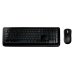 Teclado com Mouse Microsoft 850 Wireless Ingles Preto - PN9-00001