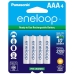 Pilha Recarregavel Panasonic Eneloop BK-4MCCA4BA AAA - 4 Unidades