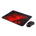 Kit Gamer Redragon Mouse e Mousepad - Preto / Vermelho (M601WL-Ba)