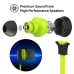 Fone de ouvido Iluv In-Ear Wireless Neon Sound AIR2 com MicroFone de ouvido Verde - NEONAIR2GN