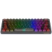 Teclado Gaming Mecanico Redragon K617CTB-RGB Ingles USB-C com Backlight RGB - Preto