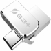 Pendrive S3+ Steel 3.1 16GB S3PD3104016AL-R USB/USB - C