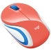 Mouse Sem Fio Logitech M187 Ate 1.000 Dpi - Laranja/Branco