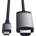 Cabo USB-C para HDMI Satechi Stchdmim 4K - Cinza Espacial 1.8 Metros