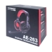 Headset Gamer Satellite AE-263 - Preto/Vermelho
