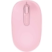 Mouse Sem Fio Microsoft 1850 - Rosa Claro