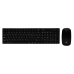 Teclado e Mouse Mtek KM-5197B / Sem Fio / Portugues - Preto