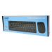 Teclado Kit / Mouse Satellite AK-73G Sem Fio -Portavel - Preto
