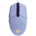Mouse Gaming Logitech G203 USB Ate 8.000 Dpi com Backlight RGB - Roxo
