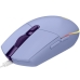 Mouse Gaming Logitech G203 USB Ate 8.000 Dpi com Backlight RGB - Roxo