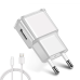 Carregador Micro USB 1M Branco Bivolt