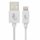 Cabo Elg C810 - USB/Lightning - 1 Metros - Borracha - Branco
