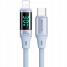 Cabo USB-C para Lightning Mcdodo CA-1935 com Display Digital 36W - Azul 1.8 Metros