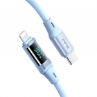 Cabo USB-C para Lightning Mcdodo CA-1935 com Display Digital 36W - Azul 1.8 Metros