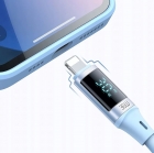 Cabo USB-C para Lightning Mcdodo CA-1935 com Display Digital 36W - Azul 1.8 Metros