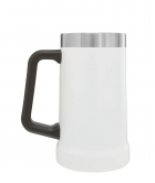 Caneca de Cerveja Stanley Adventure Big Grip Beer Stein - Branco 709ML