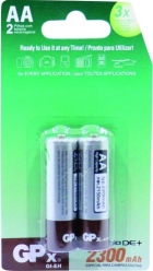 Pilha AA Recarregavel GPX PACK-2 2300MAH