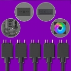 Cabo Spliter Cooler Master RGB 1-T0-5 Divisor 1X5