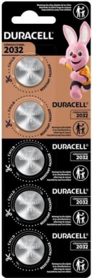 Pilha CR2032 Duracell PACK-5
