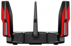 Roteador Wireless TP-Link Archer AX11000 Wi-Fi 6 Tri-Band Preto/Vermelho