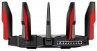 Roteador Wireless TP-Link Archer AX11000 Wi-Fi 6 Tri-Band Preto/Vermelho