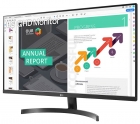 Monitor LG 31.5" 32QN600-B 75HZ Quad HD Ips HDR HDMI/DP
