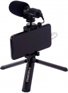 Kit Microfone Thronmax C1 Streammic Tripe + Suporte para Celular
