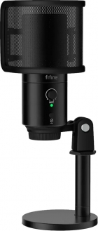 Microfone USB Fifine K683B para Streaming/Podcasting Preto