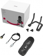 Microfone USB Fifine K690 para Streaming/Podcasting Preto