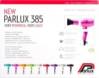Secador de cabelo Profissional Parlux 385 New Power Light Preto 110V 