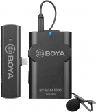 Sistema Sem Fio Boya BY-WM4 PRO-K5 com Microfone de Lapela