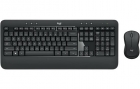 Teclado e Mouse LogiTecladoh MK540 Advanced Wifi Esp Preto