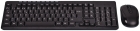 Teclado e Mouse s/fio Sate AK-751G Portugue Preto