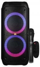 Caixa de Som Argom Tech Rave 80 ARG-SP-4080BK 80RMS TWS com Microfone