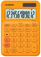 Calculadora Casio MS-20UC-RG (12 Digitos) - Laranja