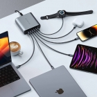 Carregador de Mesa Satechi USB-C 6-Port 200W ST-C200GM-US