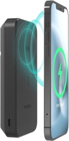 Carregador Portatil Magnetico Mophie Snap+ Powerstation Station 10.000 Mah - Preto