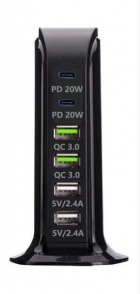 Carregador USB Sate A-R20U 6 Portas 30W 6X5V-1AMP