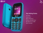 Celular Blu Z5 Z215 Dual Sim 1.8" Radio FM - Cinza