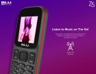 Celular Blu Z5 Z215 Dual Sim 1.8" Radio FM - Cinza