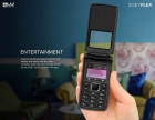 Celular Blu Zoey Flex Z132 Dual Sim 1.8" Black (Radio FM com Antena Embutida)