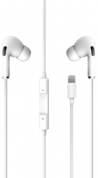 Fone de Ouvido com Fio Yookie YTL-01 Lightning - Branco